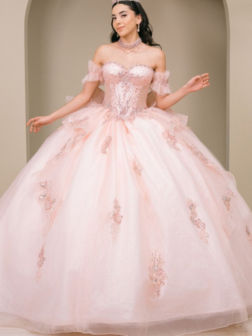 NEW BLUSH Lace Sweetheart Evening Gown Floor Length Embellished 8540JQ